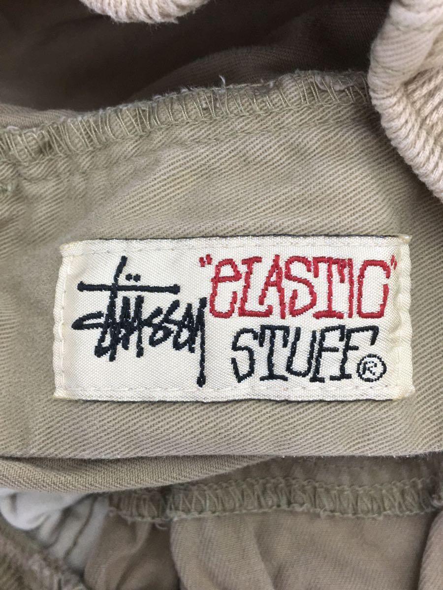 STUSSY◆ショートパンツ/S/コットン/BRW/無地_画像4