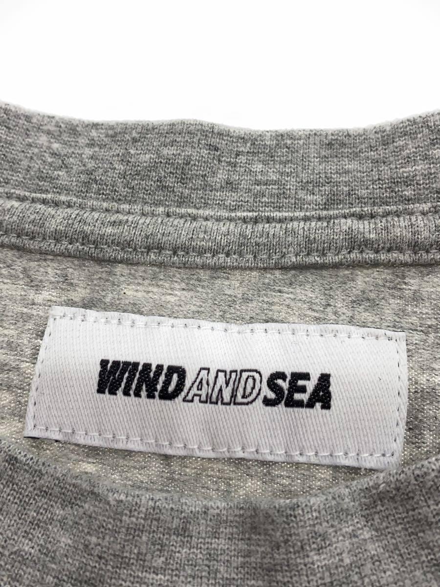 WIND AND SEA◆Tシャツ/L/コットン/GRY/WDS-SEA-21S-01の画像3