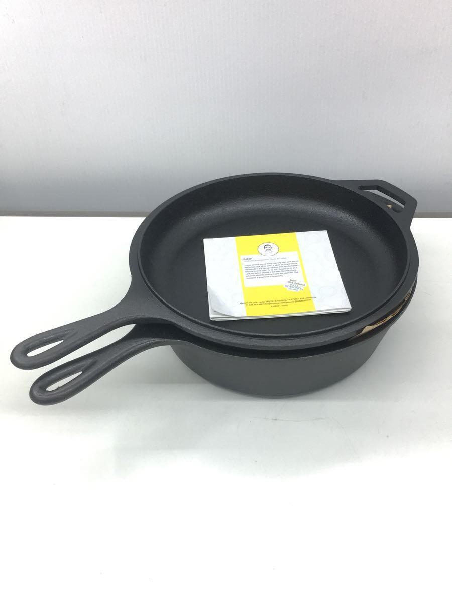 LODGE◆Combo Cooker/調理器具その他/容量:3L/2点セット/BLK_画像4