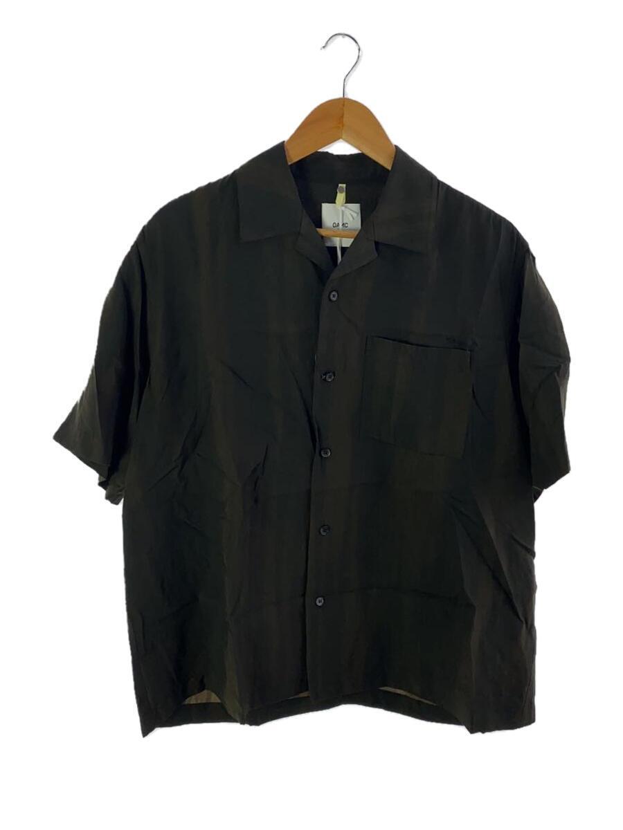 OAMC(OVER ALL MASTER CLOTH)◆半袖シャツ/M/レーヨン/GRN/22A28OAU50/Woven Kurt Shirt
