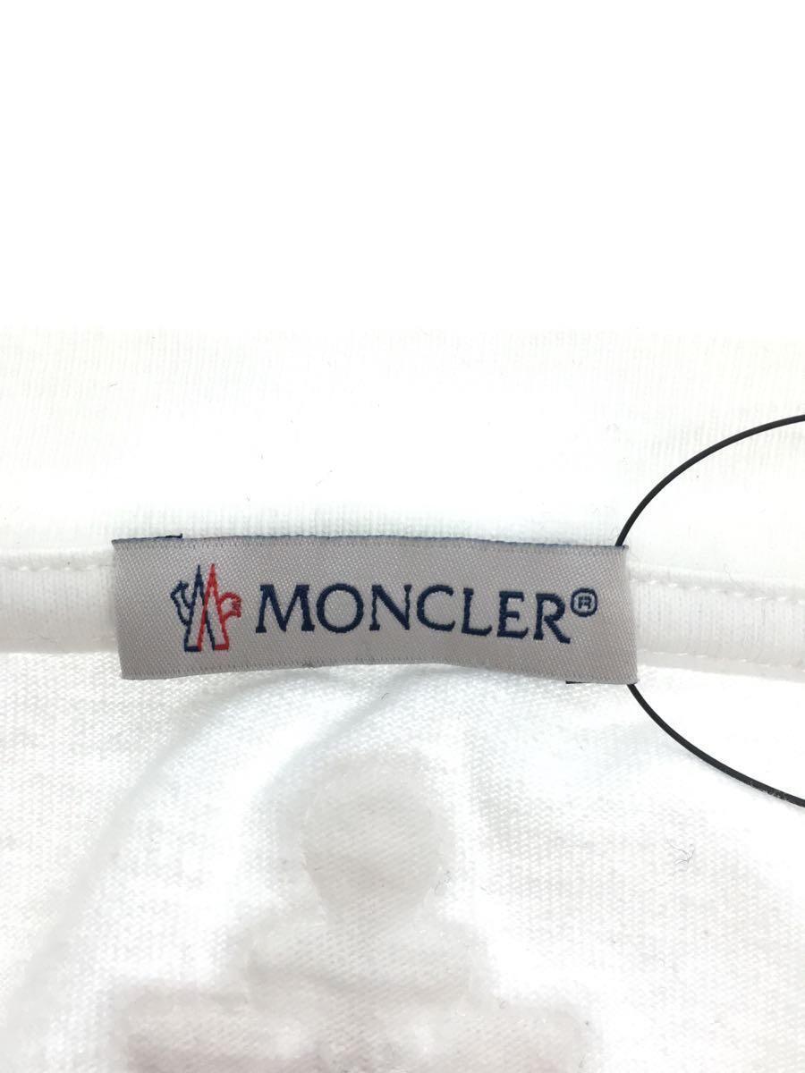 MONCLER◆Tシャツ/M/コットン/WHT/プリント_画像3