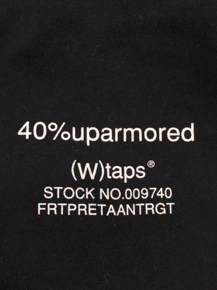 WTAPS◆Tシャツ/3/コットン/BLK/19SS/40PCT UPARMORED_画像6