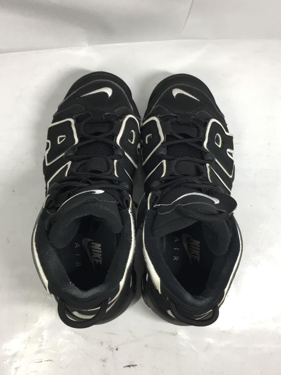 NIKE◆AIR MORE UPTEMPO (GS)/エアモアアップテンポ/ブラック/415082-002/24cm/BLK_画像3