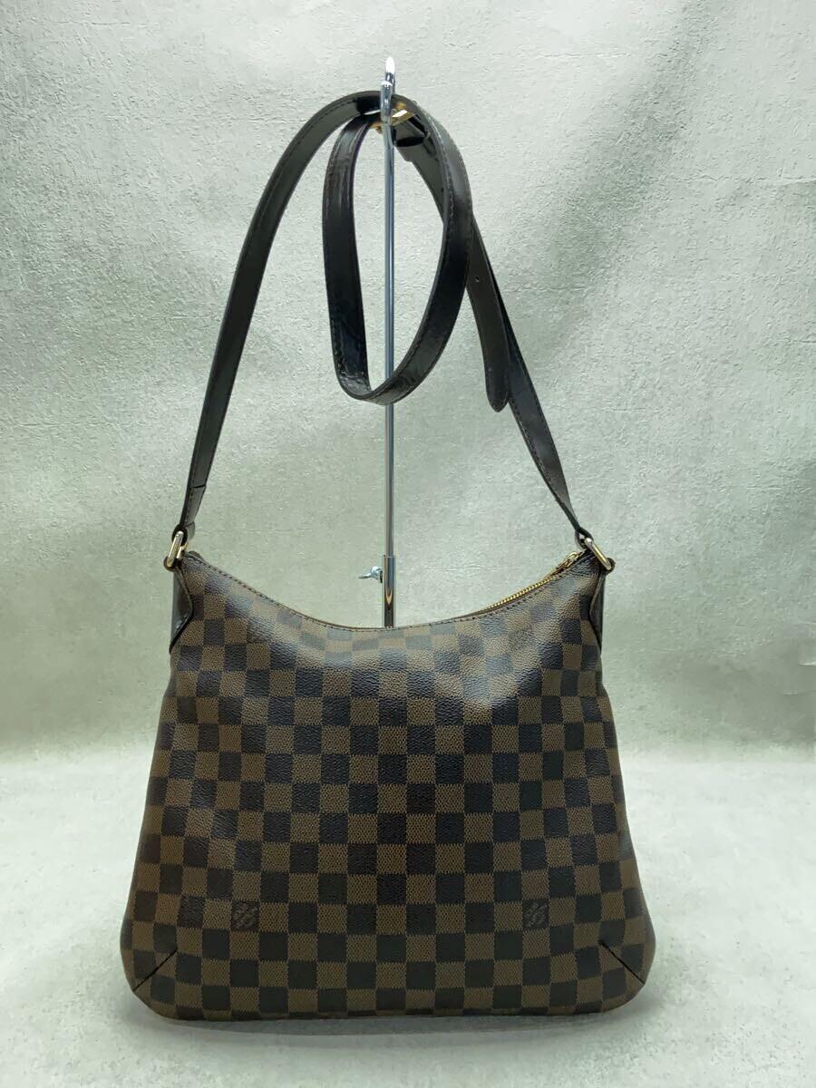 LOUIS VUITTON◆ブルームズベリPM_ダミエ・エベヌ_BRW/PVC/BRW_画像3