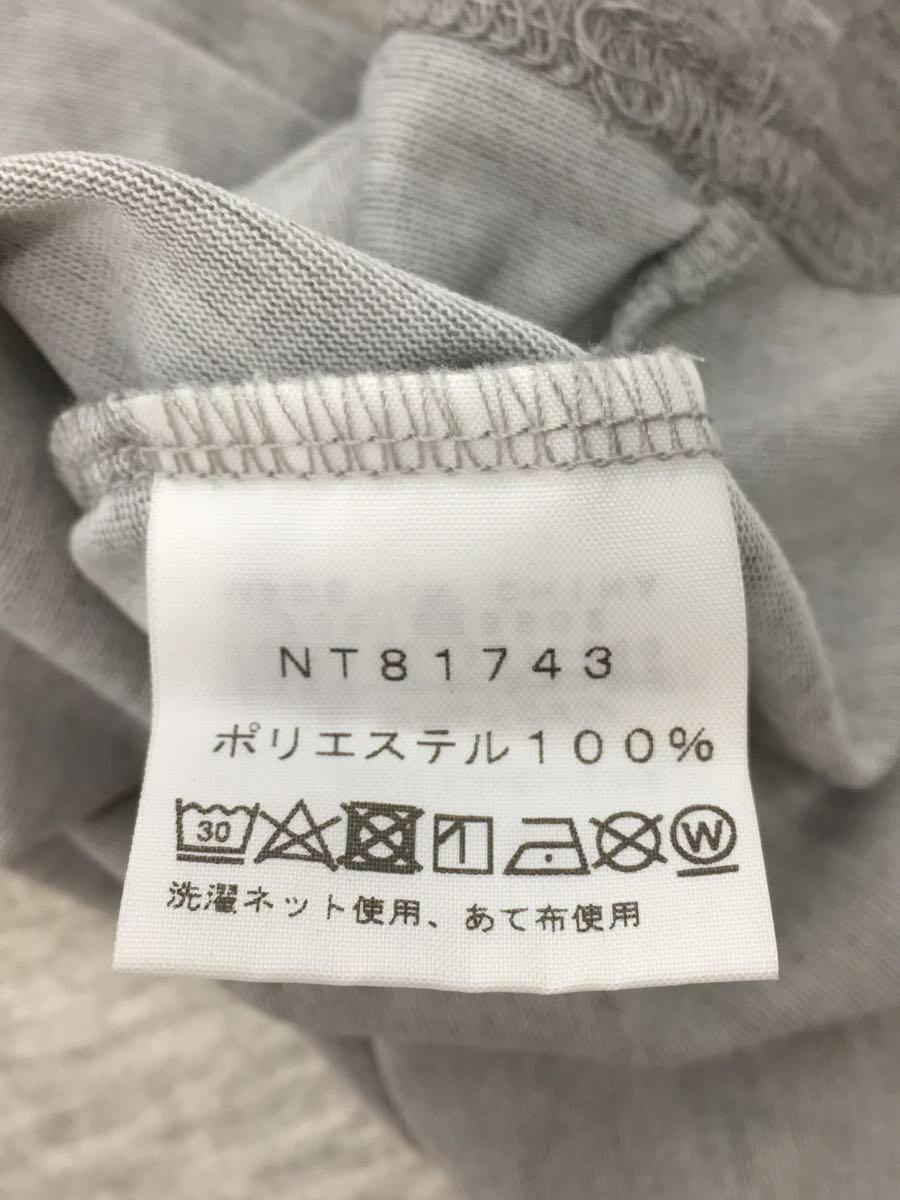 THE NORTH FACE◆長袖Tシャツ/M/コットン/GRY/NT81743_画像4