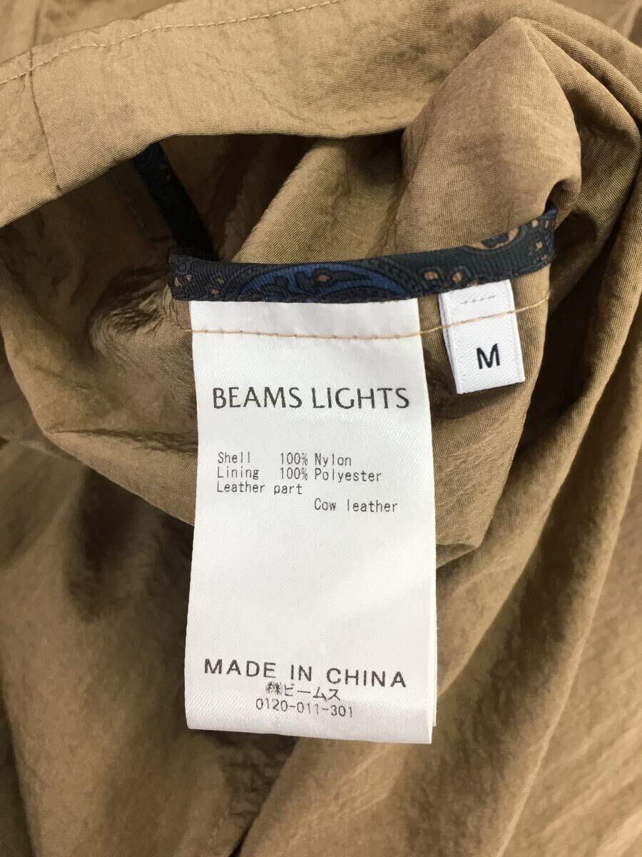 BEAMS Lights◆ウェービーナイロンショップコート/M/ナイロン/CML/51-19-0295-147_画像4