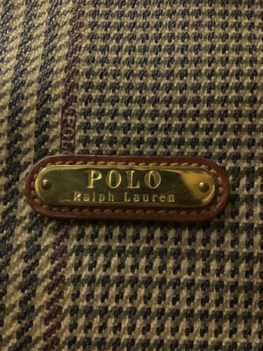 POLO RALPH LAUREN◆2WAY/ボストンバッグ/PVC/グレンCK_画像5