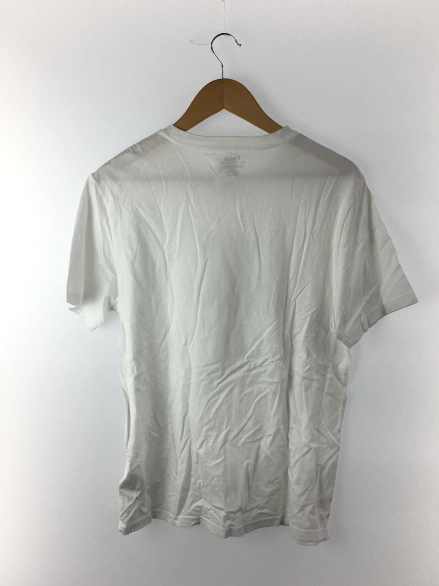 POLO RALPH LAUREN◆Tシャツ/XL/コットン/WHT/プリント_画像2