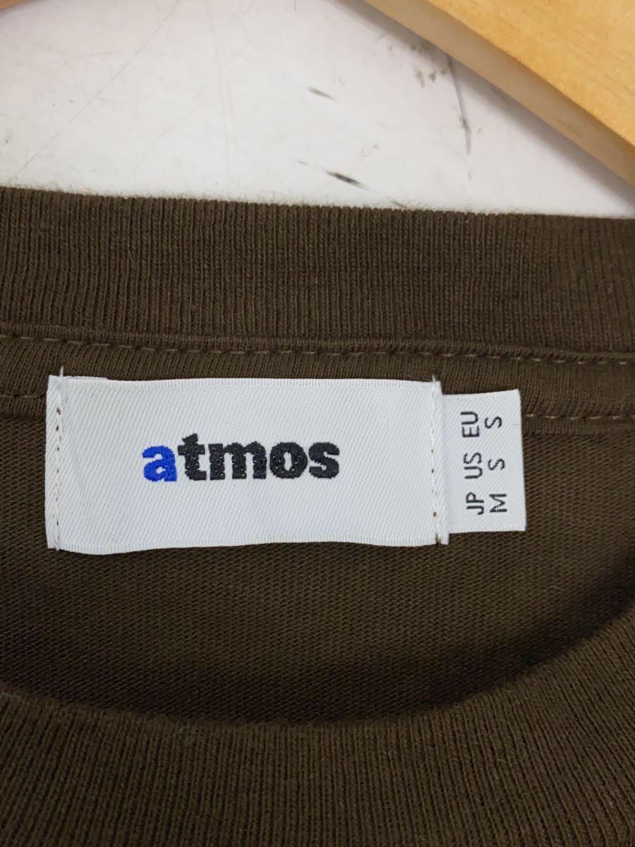 ATMOS◆長袖Tシャツ/M/コットン/BRW/無地/ma23f-ls032_画像3