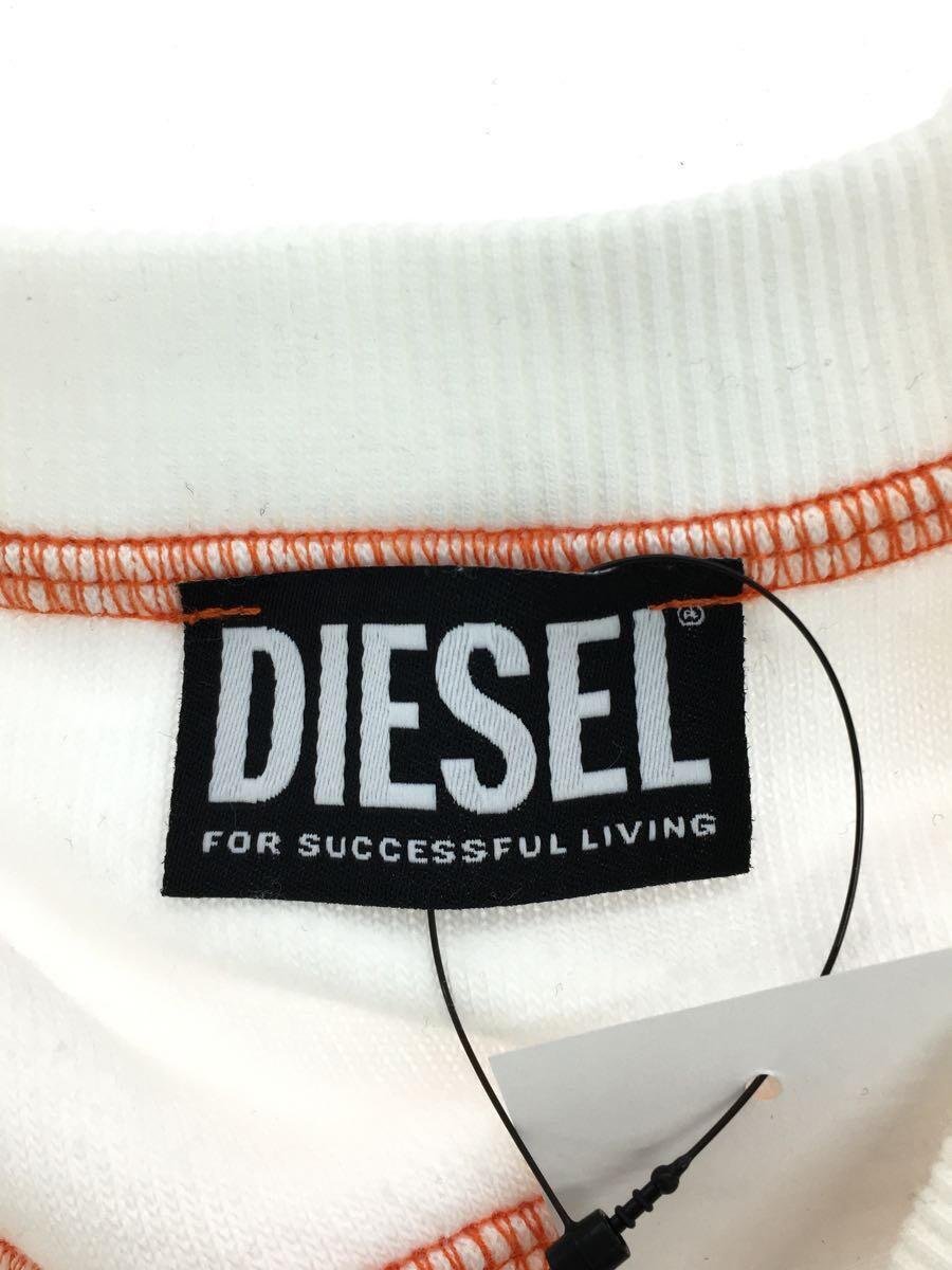 DIESEL◆Tシャツ/M/コットン/WHT/プリント/S-ROBERGO/22SS_画像3