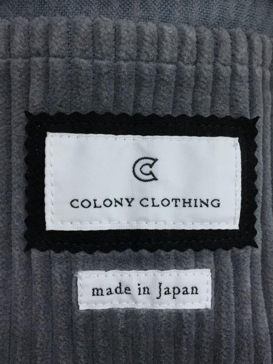 COLONY CLOTHING◆テーラードジャケット/46/コットン/GRY/無地/CC18FW-bms03_画像3