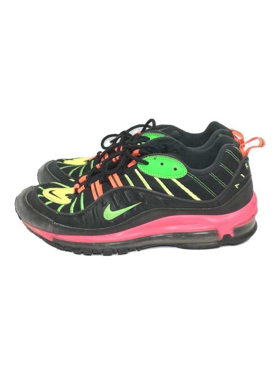 NIKE◆AIR MAX 98 NEON/エアマックスネオン/ブラック/CI2291-083/26.5cm_画像1