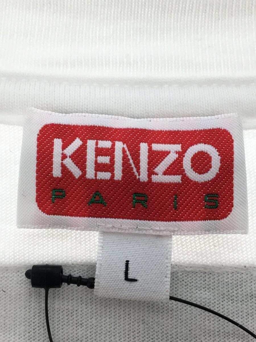 KENZO◆Tシャツ/L/コットン/WHT/fd65ts0084sg_画像3