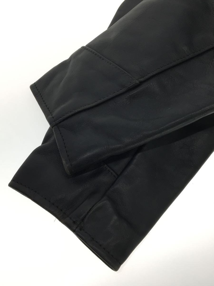 VANSON* single rider's jacket /38/ leather /BLK