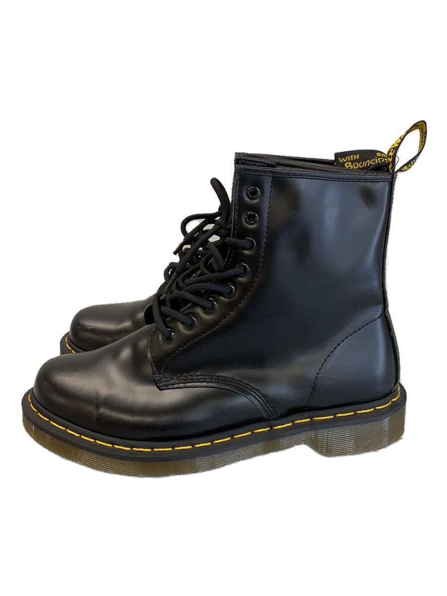 Dr.Martens◆ブーツ/UK9/BLK/レザー/10072004