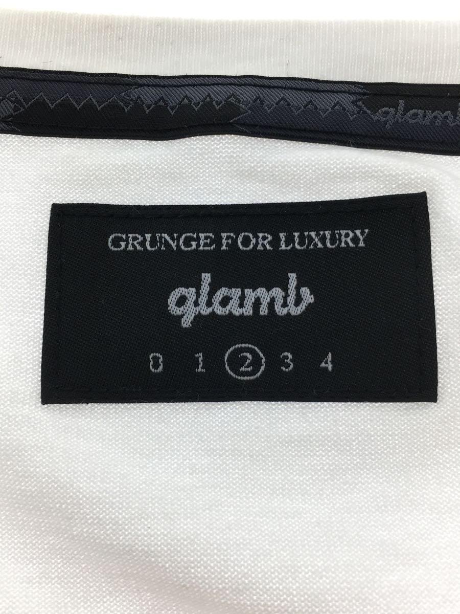 glamb◆Tシャツ/2/コットン/WHT/プリント_画像3