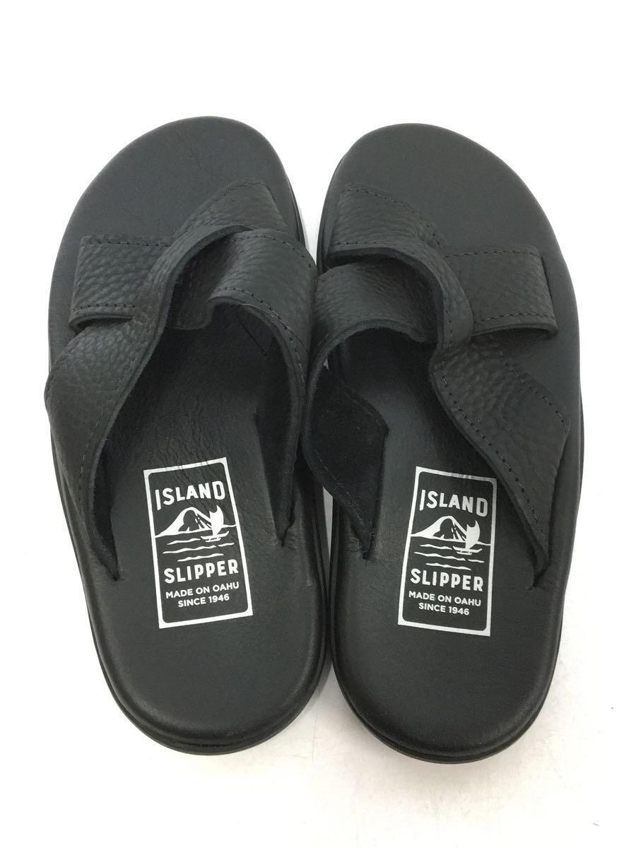 ISLAND Slipper◆サンダル/US7/BLK_画像3