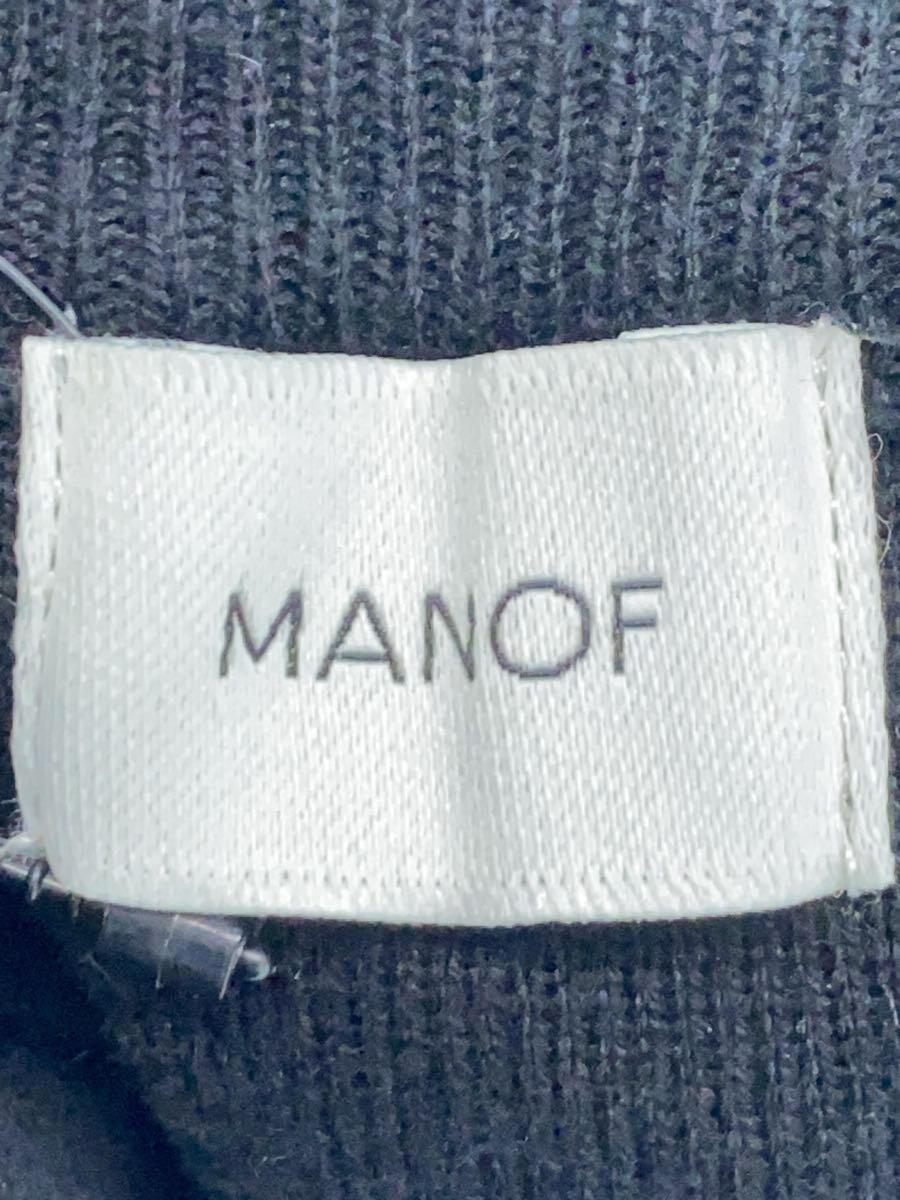 MANOF/ニットベスト(厚手)/FREE/コットン/BLK_画像3