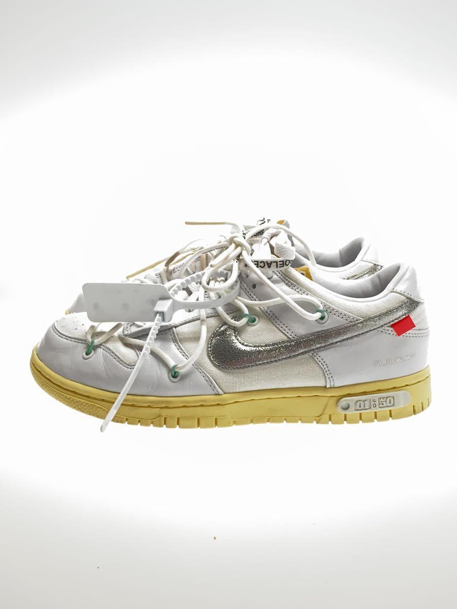 NIKE◆DUNK LOW_ダンク ロー/26.5cm/WHT/DUNK LOW 1 OF 50 WHITE 1