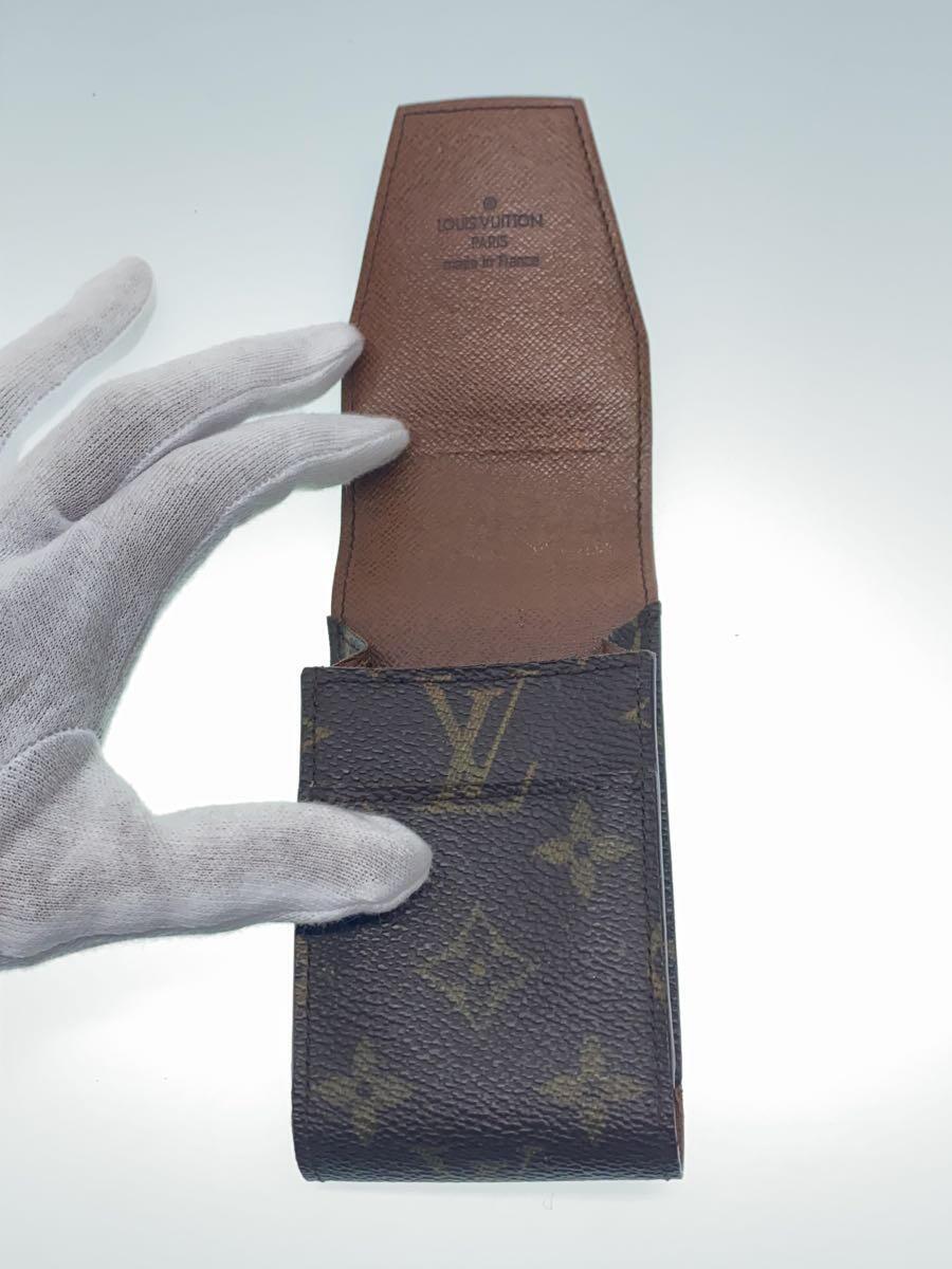 LOUIS VUITTON◆エテュイ・シガレット_モノグラム_BRW/PVC/BRW/総柄/メンズ/M63024_画像4