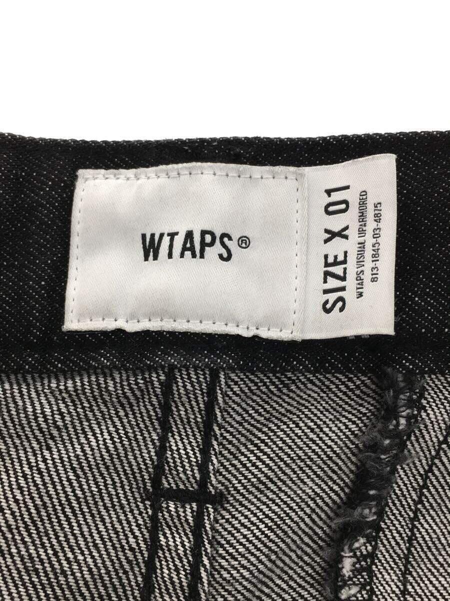 WTAPS◆23SS/COTTON DENIM PASTHG/デニムパンツ/1/コットン/BLK/231WVDT-PTM01_画像4