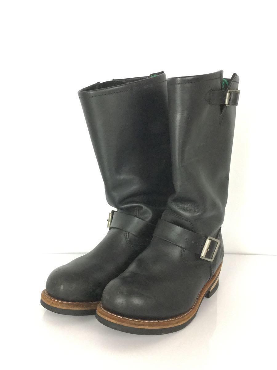 GETTA GRIP* engineer boots /UK5/ black / leather /GG-9910