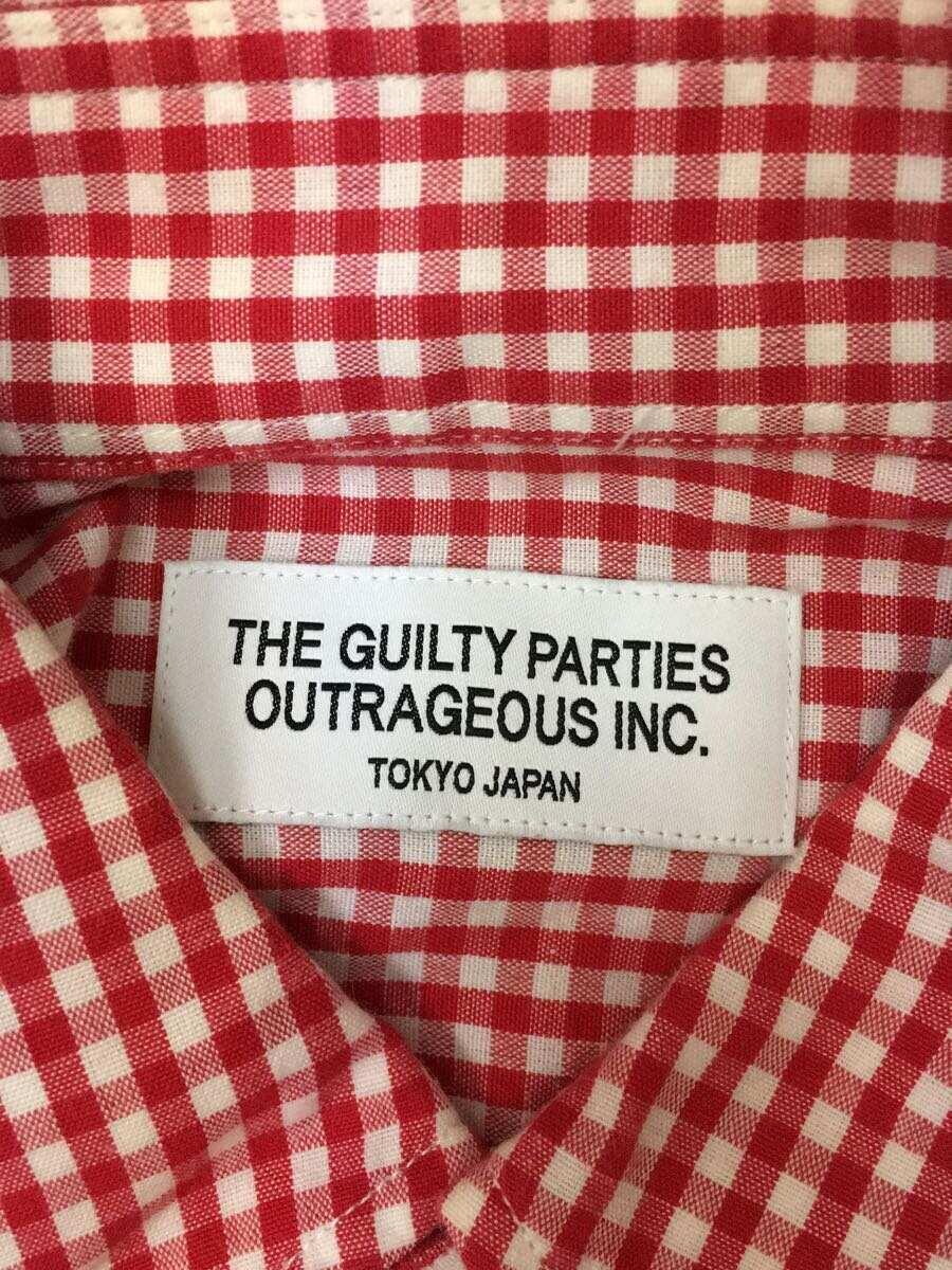 The Guilty Parties◆長袖シャツ/M/コットン/RED/チェック/12AW-G-SHI-02_画像3