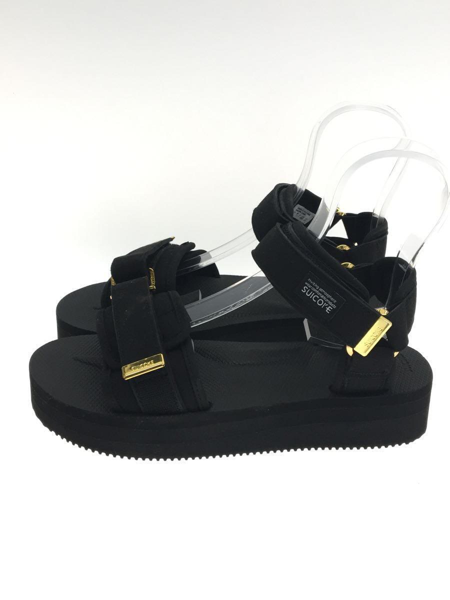 suicoke◆サンダル/25cm/BLK/スウェード_画像1