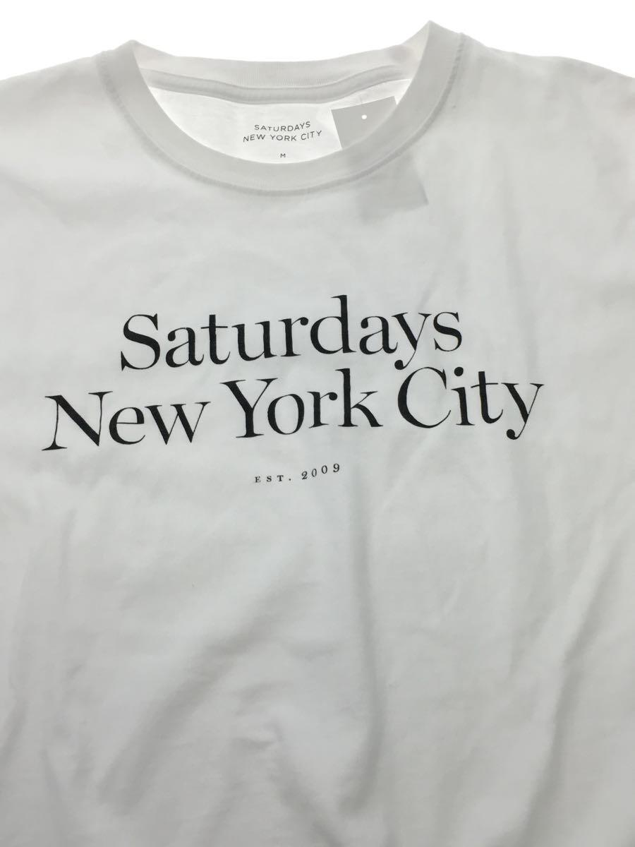 Saturdays NYC(SATURDAYS SURF NYC)◆Tシャツ/M/コットン/WHT_画像5