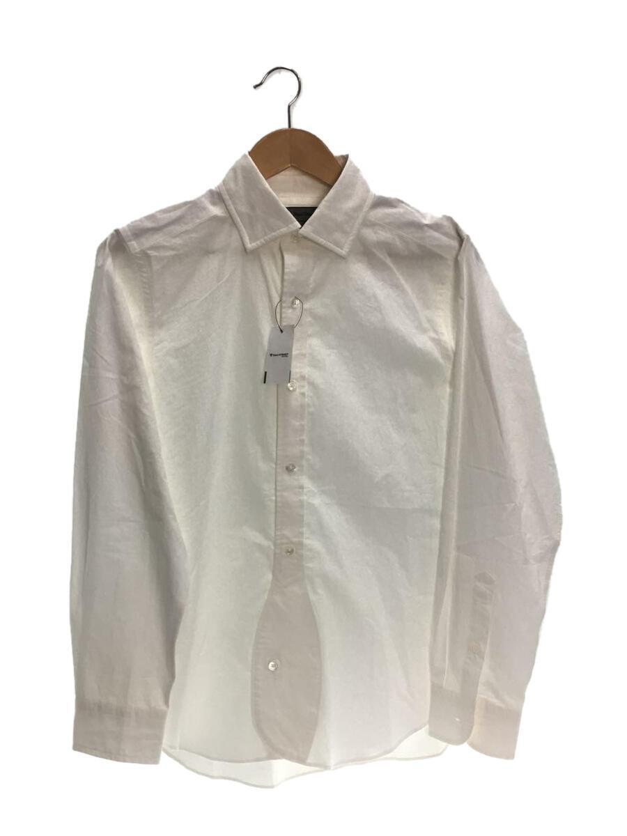 Nigel Cabourn◆BRITISH OFFICERS SHIRT/長袖シャツ/44/コットン/WHT/8040-00-10011