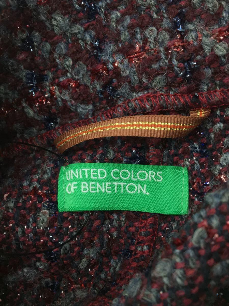 UNITED COLORS OF BENETTON◆ポンチョ/42/ポリエステル/マルチカラー_画像3