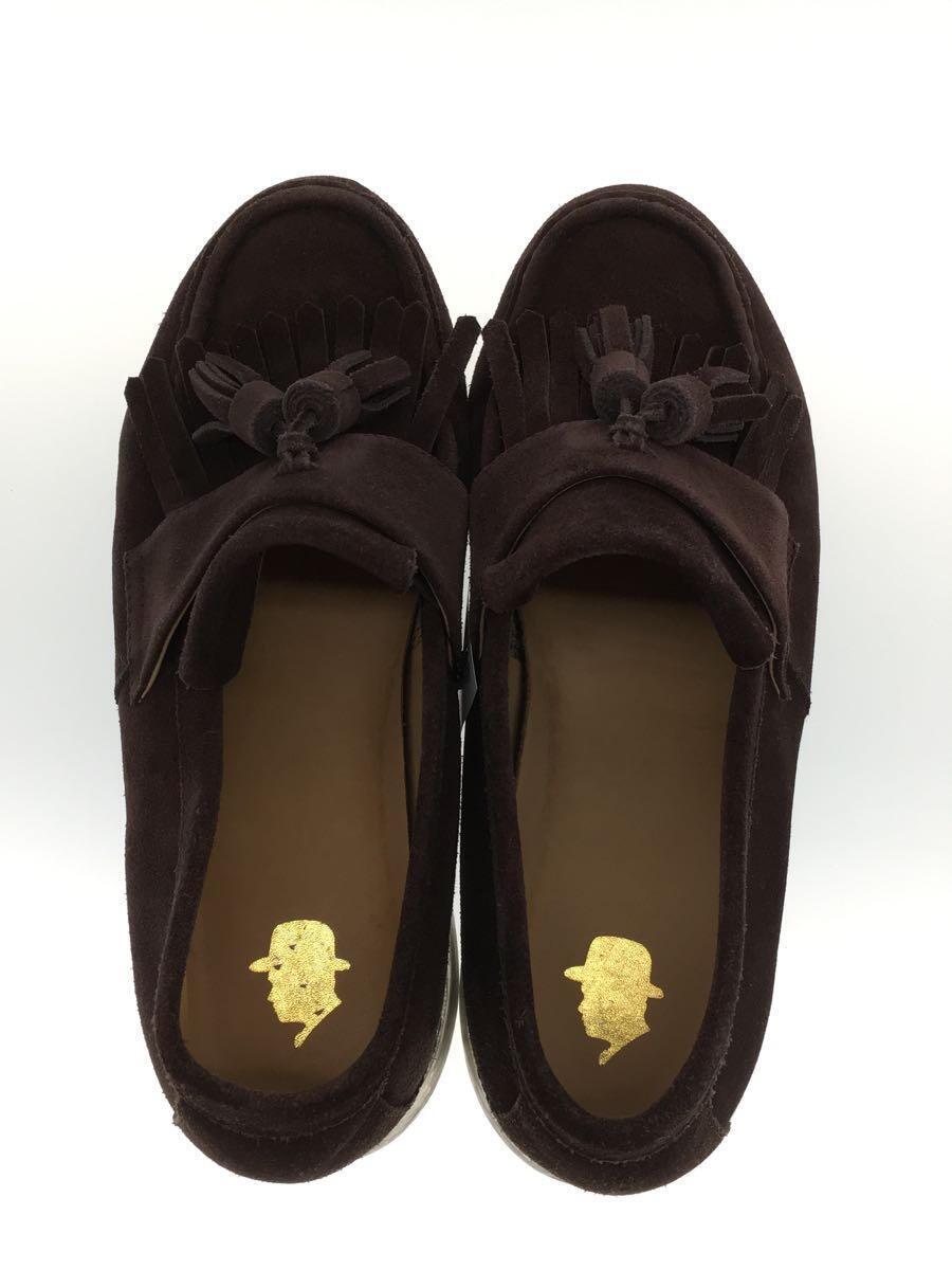 elephant TRIBAL fabrics◆Tassel Loafer Air Sole/ローファー/27cm/BRW/スウェード/T-E20FW01_画像3