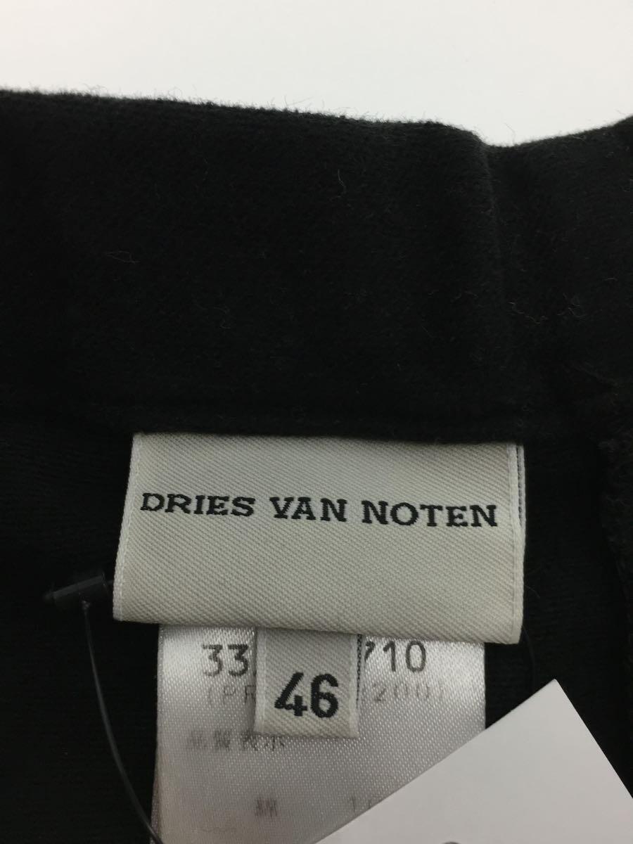 DRIES VAN NOTEN◆ドリスヴァンノッテン/ボトム/46/コットン/BLK_画像4