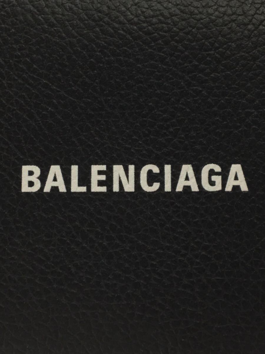 BALENCIAGA◆財布/レザー/BLK/無地/メンズ/650871.1090.T00959_画像3