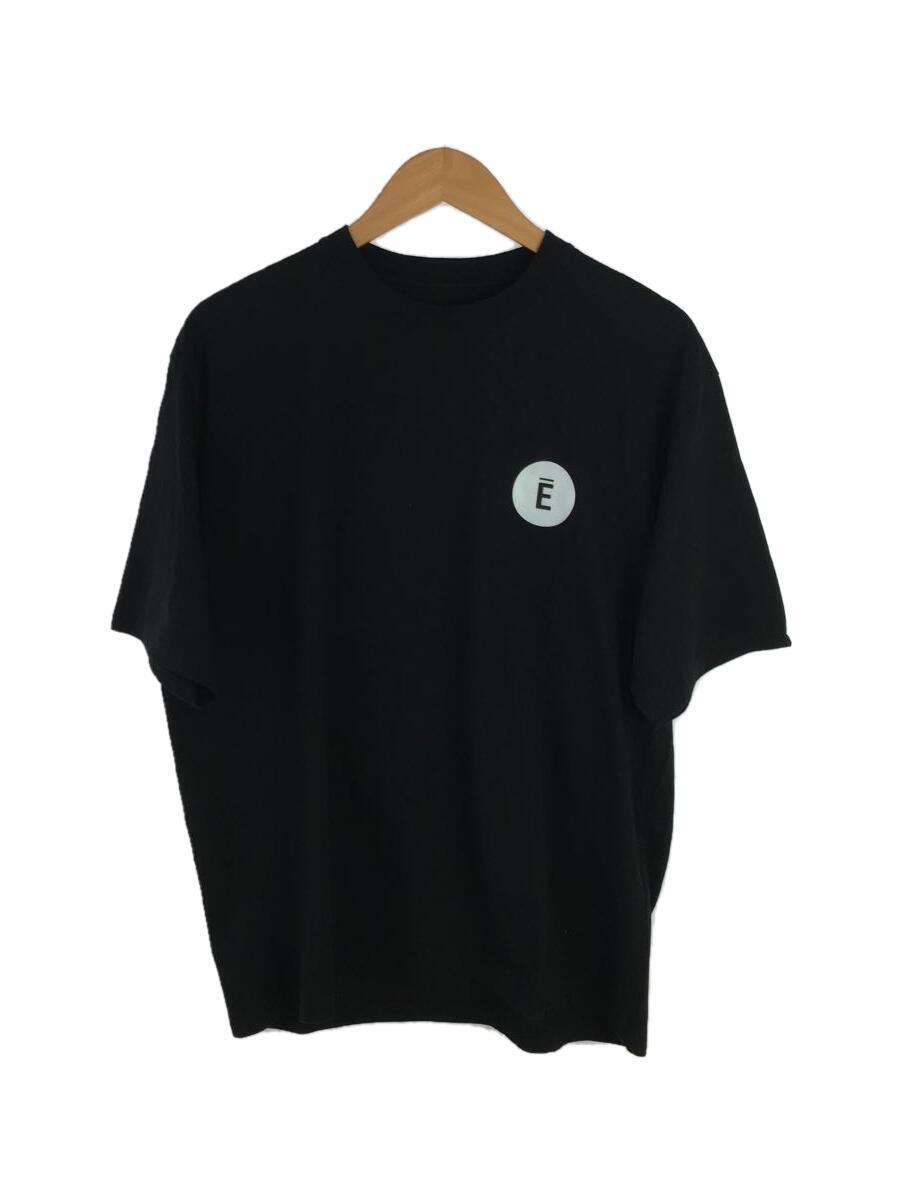 ENNOY◆Tシャツ/L/コットン/ブラック/SS21BRENCT02NTL
