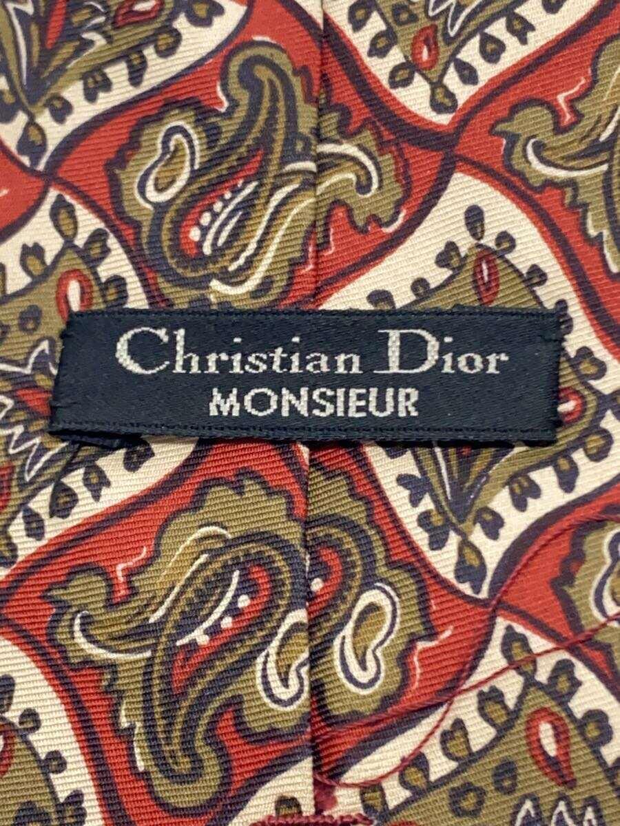 Christian Dior MONSIEUR◆ネクタイ/シルク/BRD/総柄/メンズ_画像3