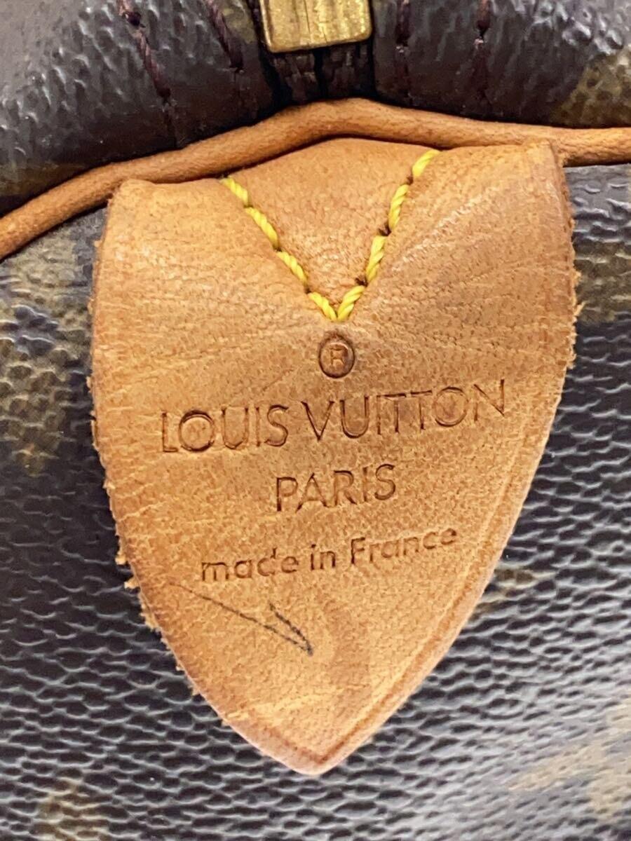 LOUIS VUITTON◆1)スピーディ30_モノグラム・キャンバス_BRW/PVC/BRW_画像5