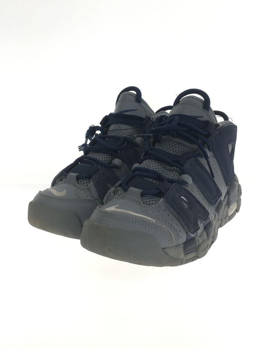 NIKE◆AIR MORE UPTEMPO (GS)/エアモアアップテンポ/グレー/415082-009/23.5cm/GR_画像2