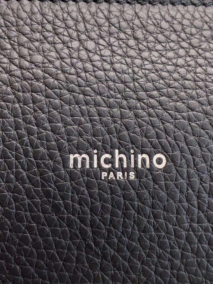 michino/ショルダーバッグ/-/BLK/無地_画像5