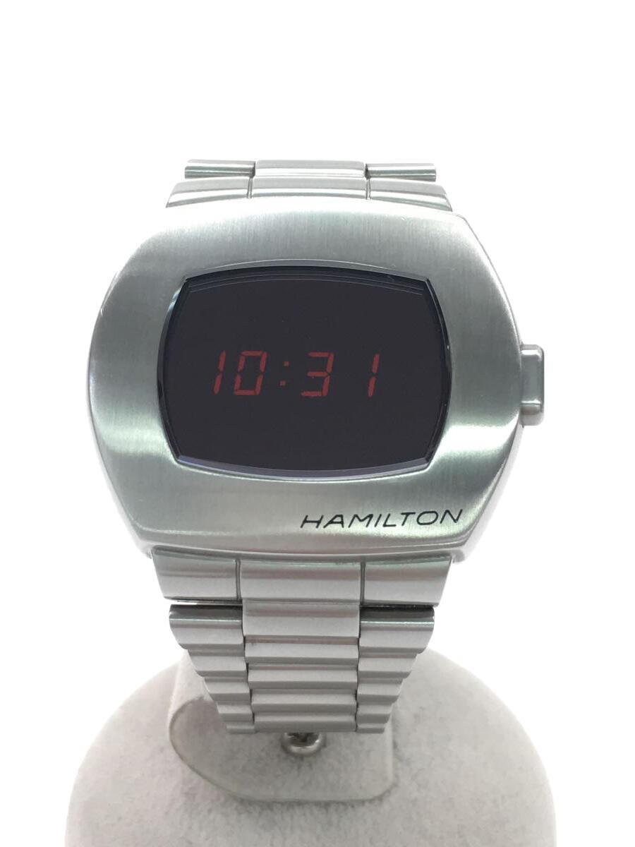 HAMILTON◆クォーツ腕時計/デジタル/ステンレス/SLV/h524140_画像1