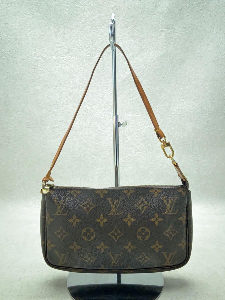 LOUIS VUITTON◆1)ポシェット・アクセソワール_モノグラム・キャンバス_BRW/PVC/BRW/モノグラム_画像1