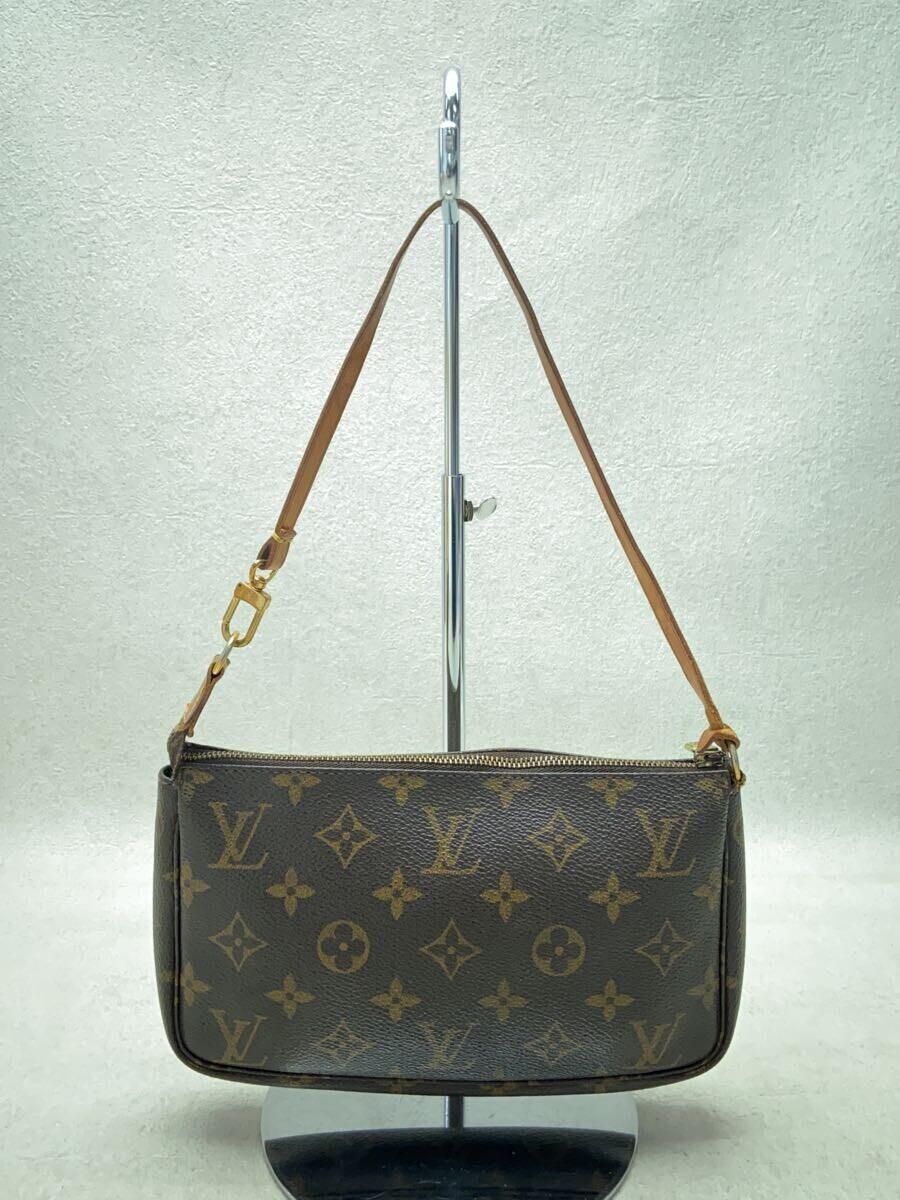 LOUIS VUITTON◆1)ポシェット・アクセソワール_モノグラム・キャンバス_BRW/PVC/BRW/モノグラム_画像3