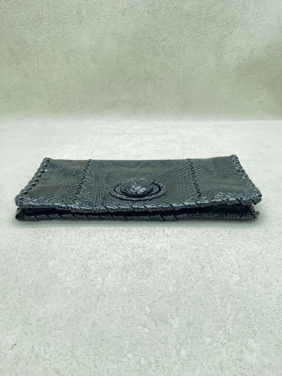 BOTTEGA VENETA* clutch bag / leather /BLK/280056/ python 