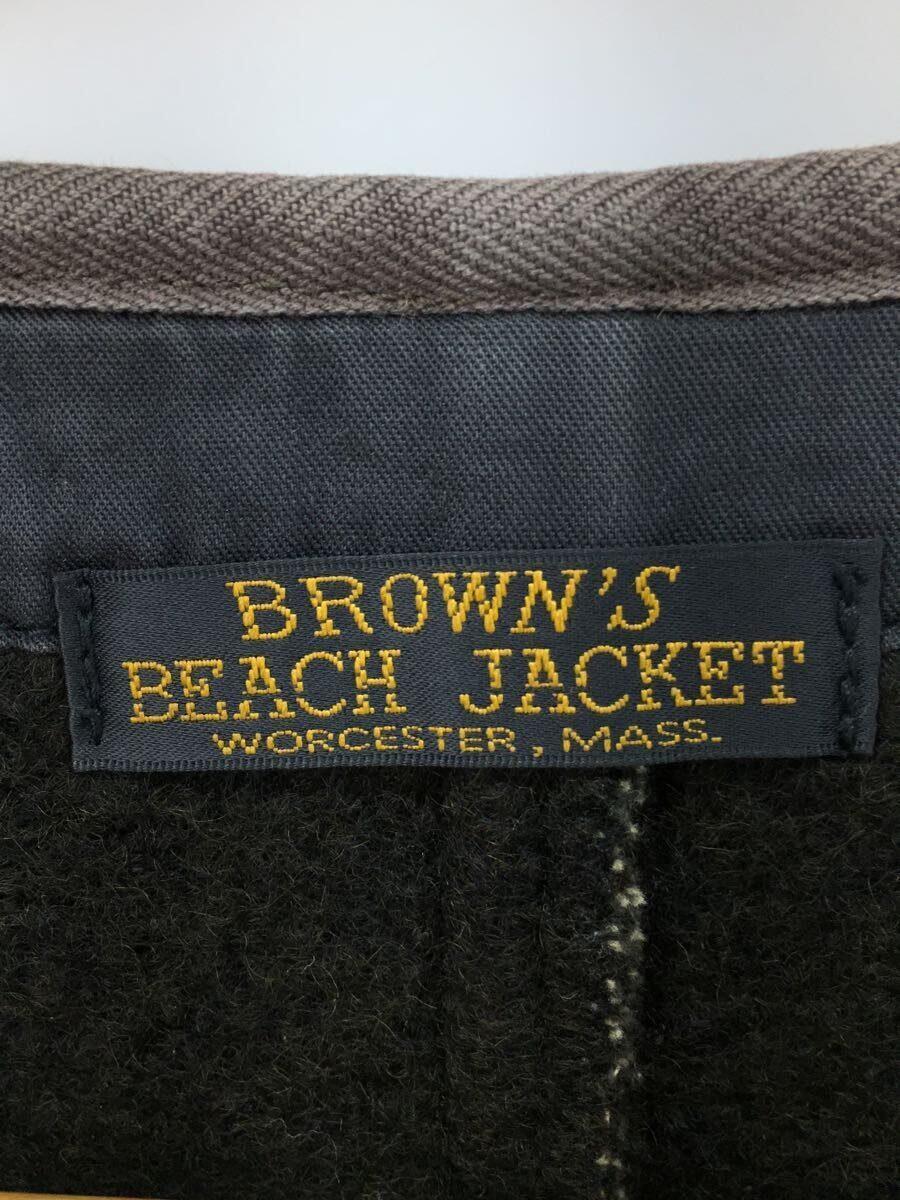 Brown’s BEACH JACKET◆ベスト/42/ウール/BBJ-002/ビーチクロスベスト_画像3