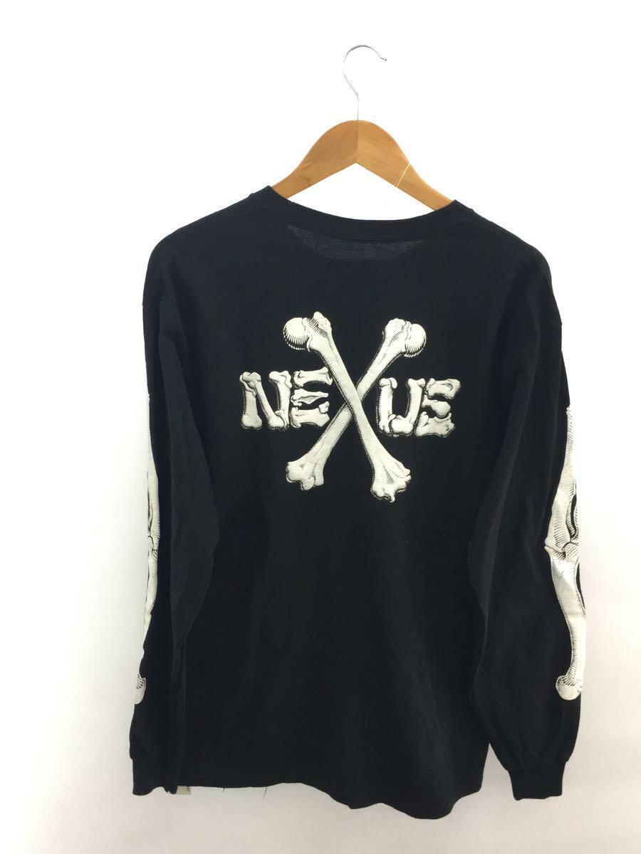 NEXUS7◆BONES L/S-T/長袖Tシャツ/L/コットン/BLK/RRS-NSM-T0B_画像2