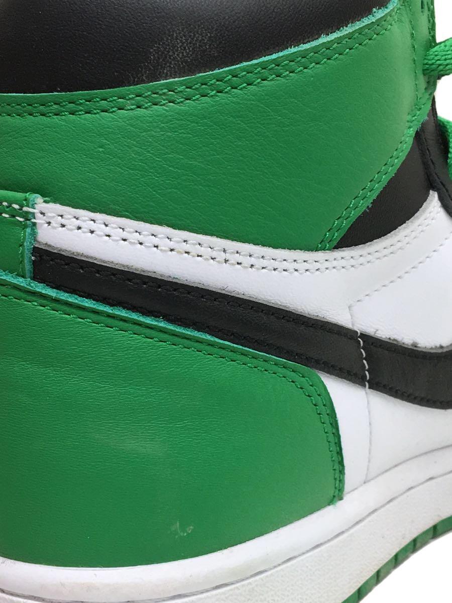 NIKE◆AIR JORDAN 1 RETRO HIGH OG/LUCKY GREEN/26.5cm/DZ5485-031_画像8