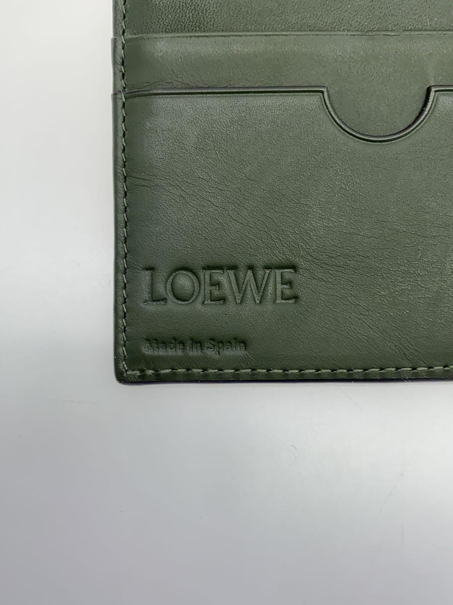 LOEWE◆長財布/レザー/BLK/メンズ_画像3