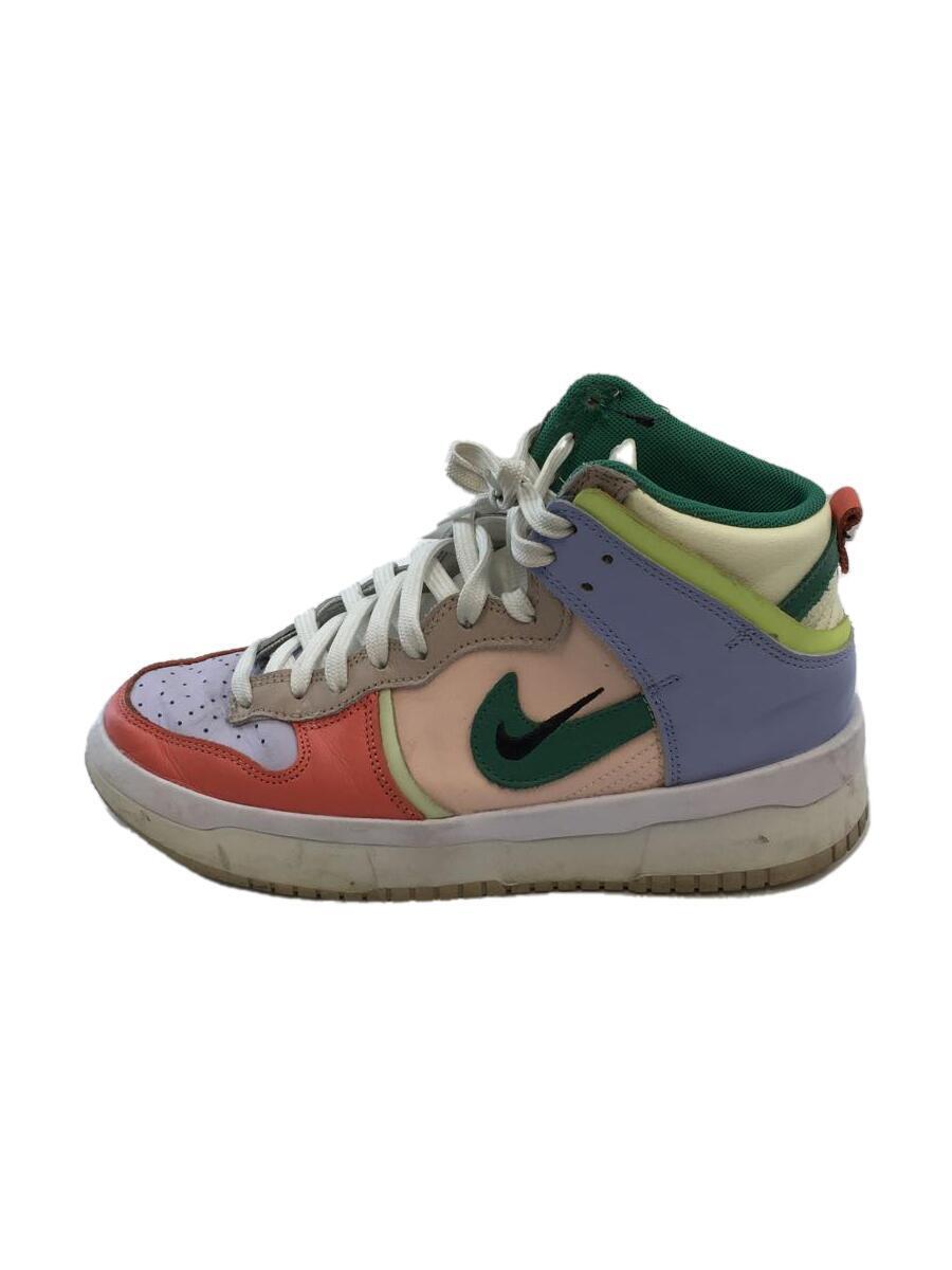 NIKE◆DUNK HIGH UP_ダンク ハイ アップ/25cm/マルチカラー/フェイクレザー_画像1