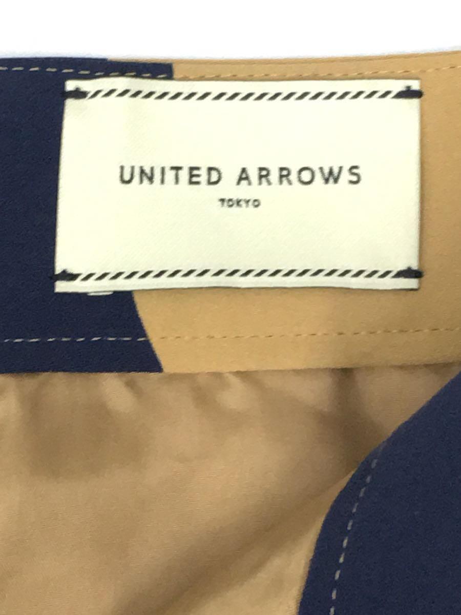 UNITED ARROWS◆ボトム/36/ポリエステル/BRW/総柄/1514-202-5052_画像4