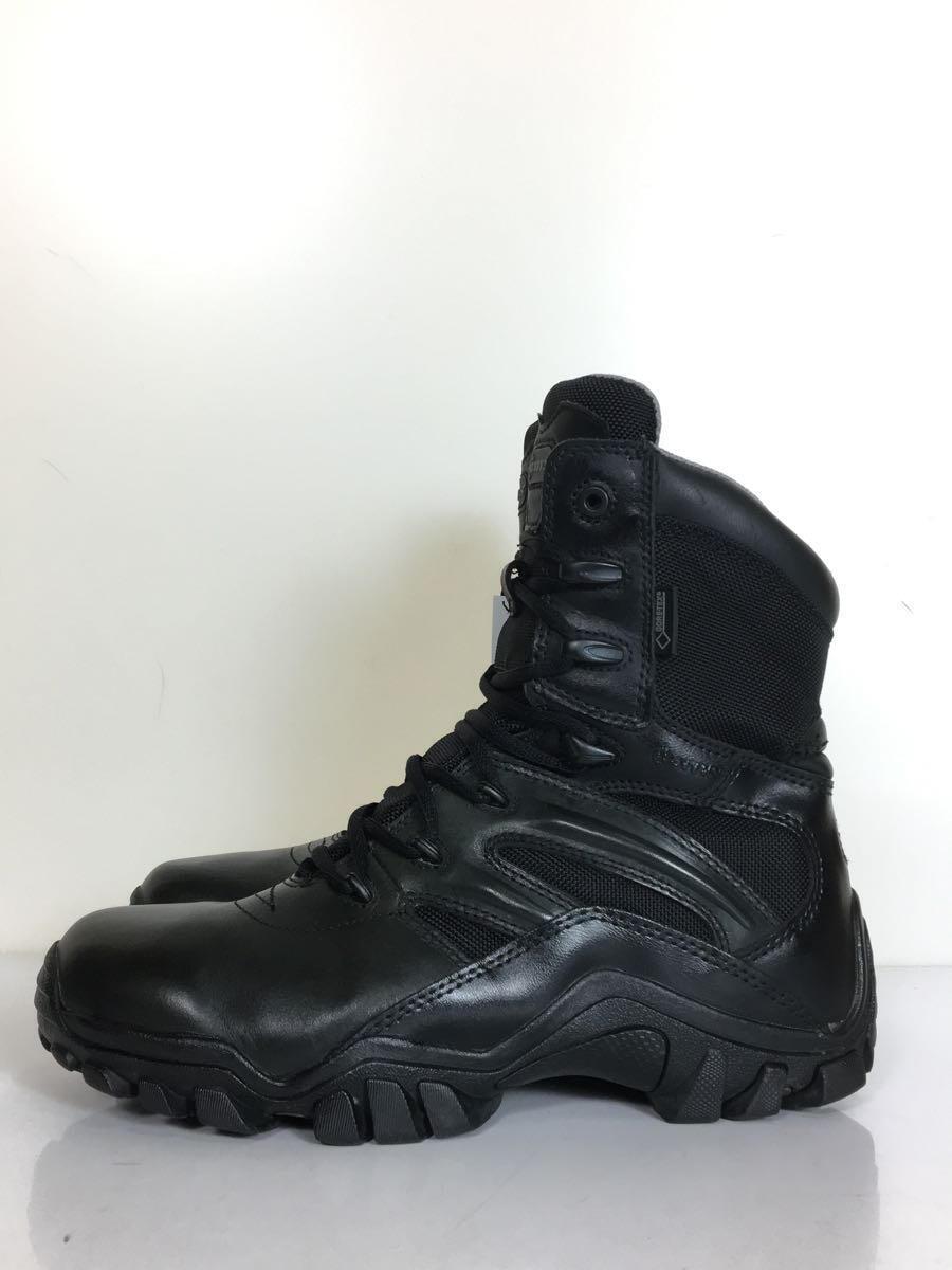 BATES◆レースアップブーツ/US8/BLK/DELTA-8/GORE-TEX_画像1